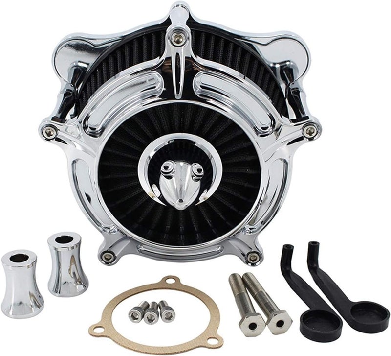 MKVAXR Motorcycle Air Filter Turbine Spike Kit for Harley - Image 1