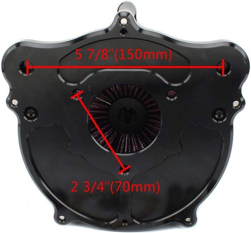 MKVAXR Motorcycle Air Filter Turbine Spike Kit for Harley - Image 2