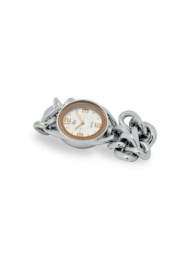 GO Women Water Resistant Analog Watch 695011 - 26 mm - Silver - Image 2