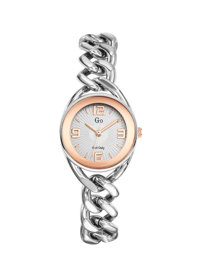 GO Women Water Resistant Analog Watch 695011 - 26 mm - Silver - Image 1