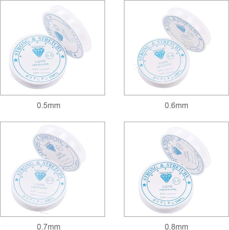 Transparent Elastic Bracelet String 26ft EasytoUse Beading Thread for Beginners (0.5mm) - Image 2