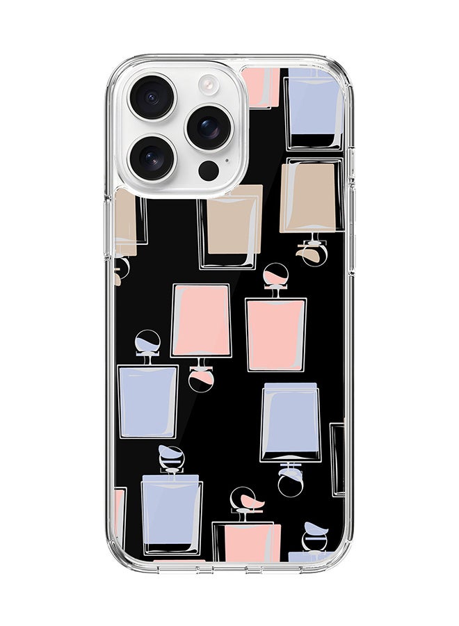 Stylizedd For iPhone 16 Pro Max Case [Compatible with MagSafe] Slim Magnetic cover Clear Phone Case - Fragrant Perfume FP - Image 1