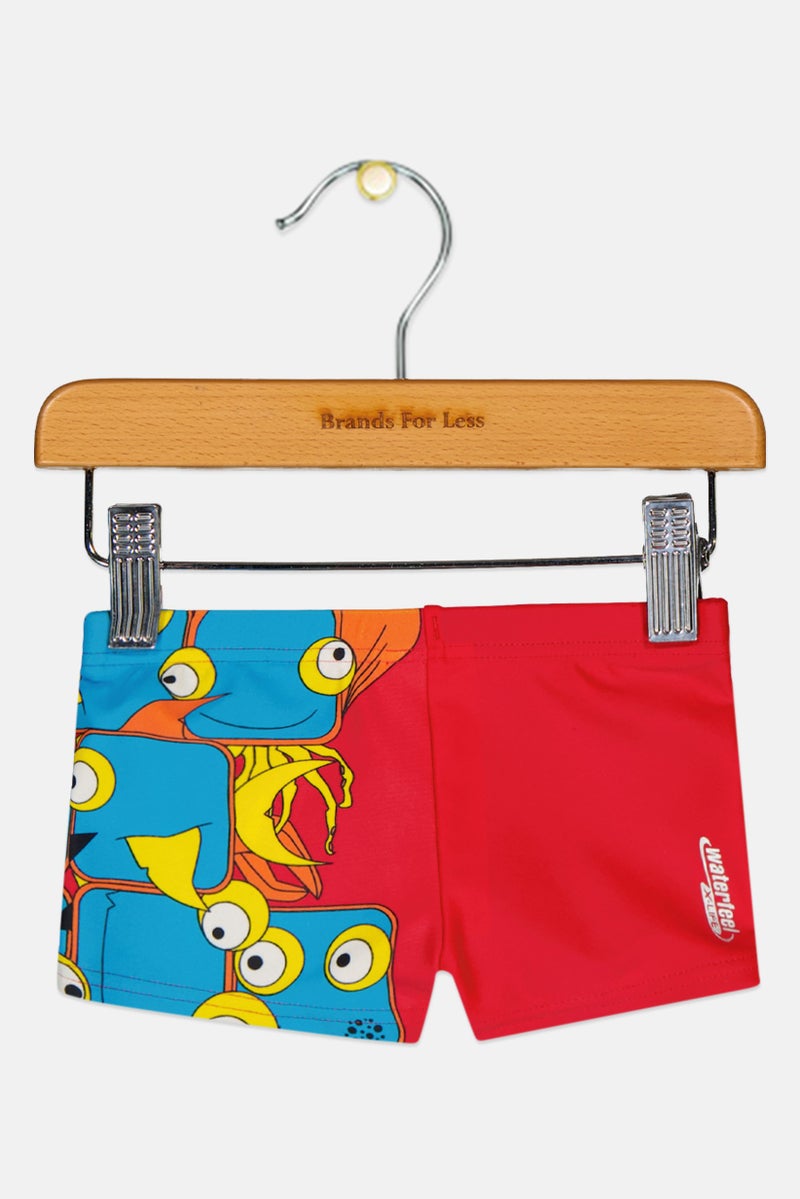 arena شورت سباحة للأولاد الصغار بطباعة جرافيك، متعدد الألوان - Image 2