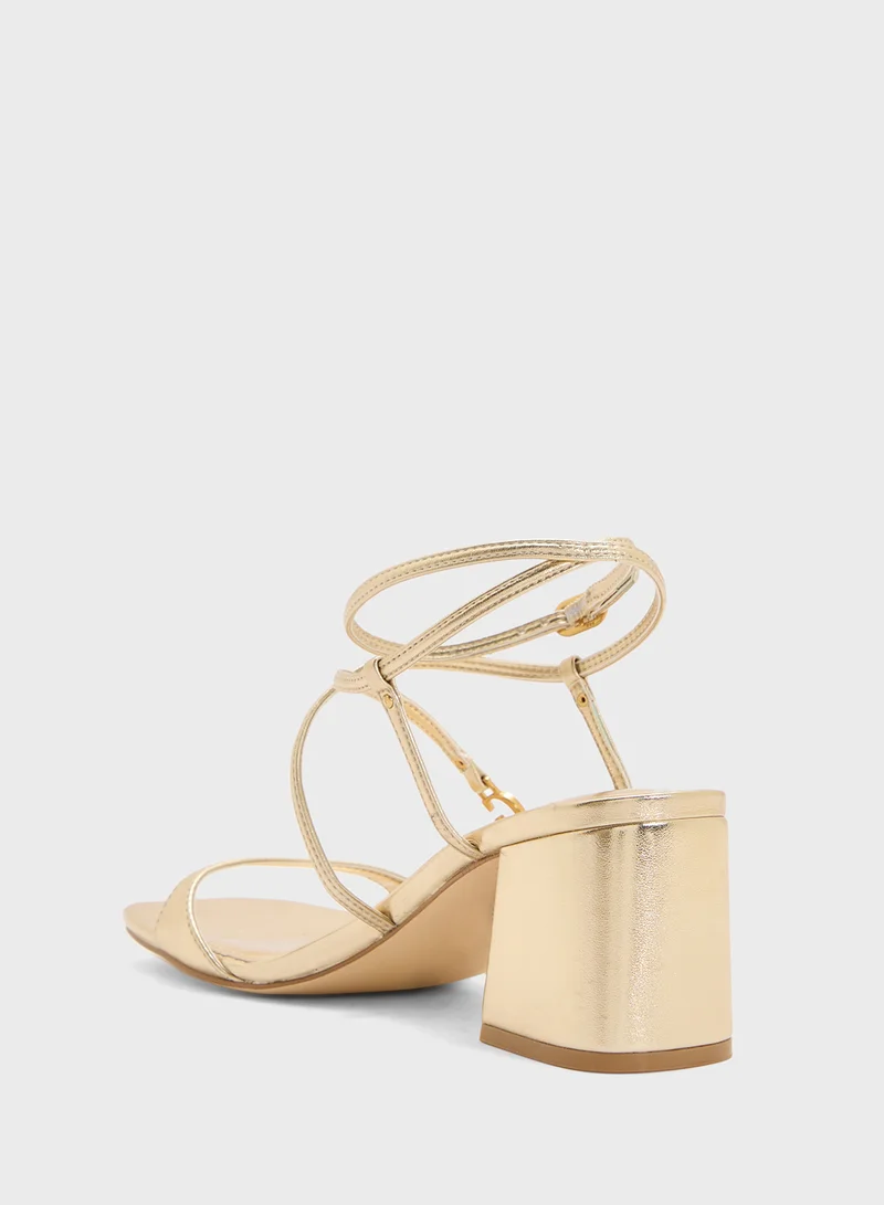 GUESS Ankle Strap High Heel Sandals