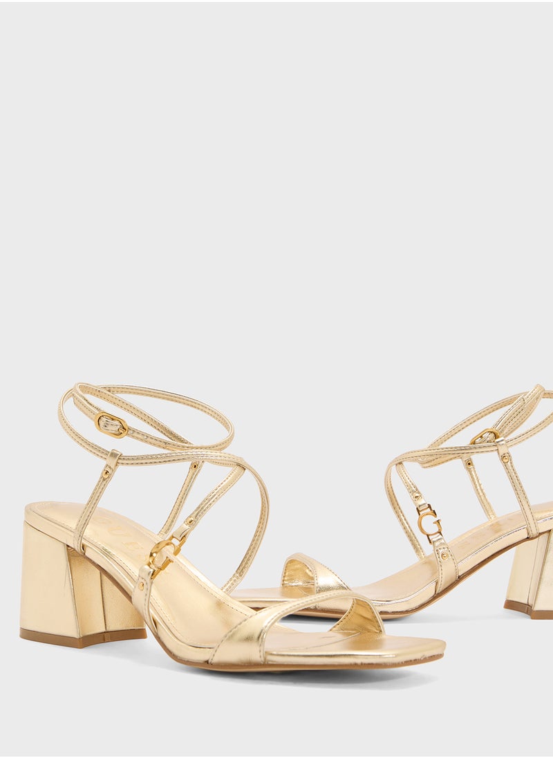 GUESS - Ankle Strap High Heel Sandals - Image 1