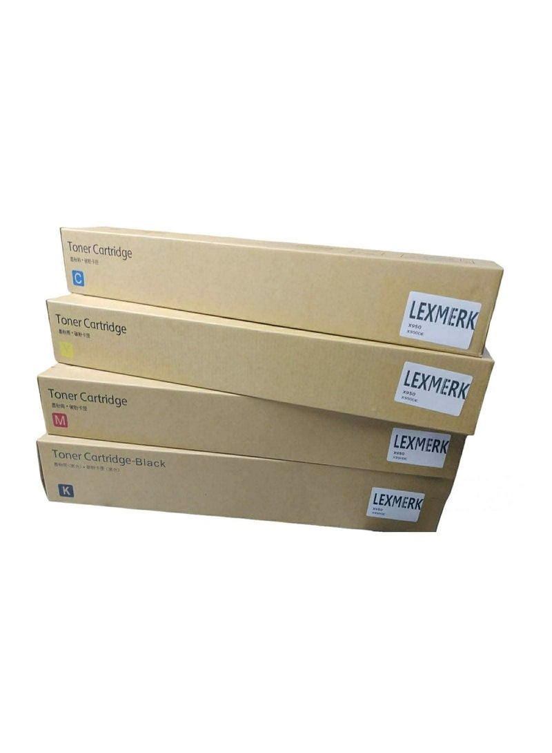 مجموعة حبر ليكسمارك X950