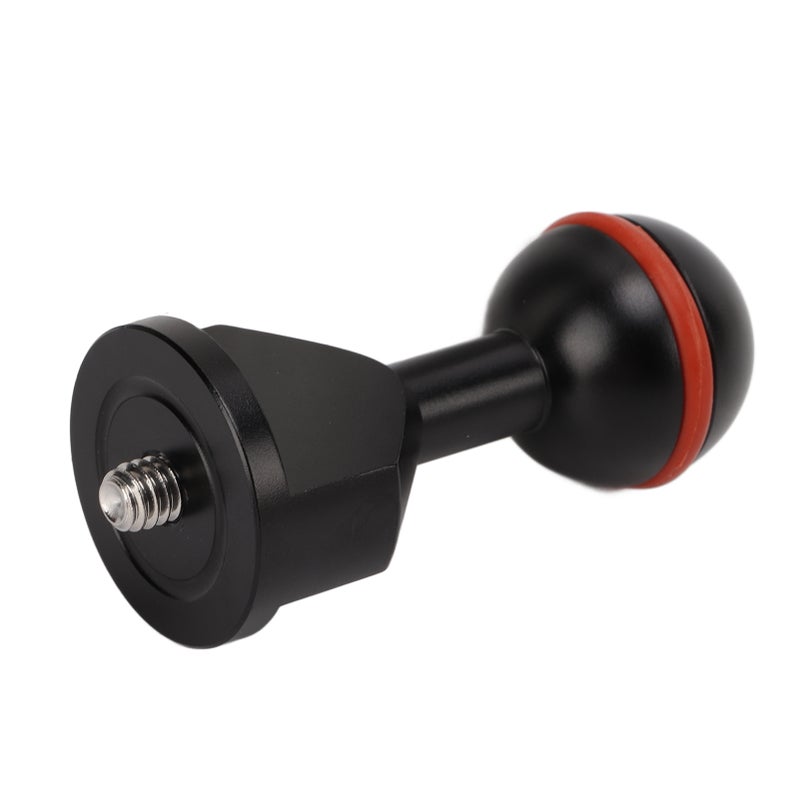 Camera Diving Bracket Ball Head with 1/4 Screw Portable Camera Diving Ball Head Adapter - Image 2