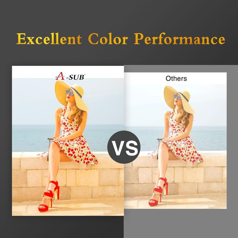 A-SUB Premium Photo Paper High Glossy 8.5x11 Inch 66lb for Inkjet Printers 50 Sheets,Single Sided - Image 4