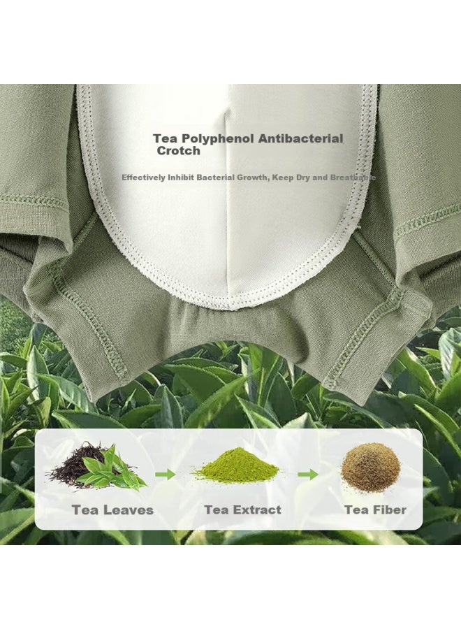 Youngyell Men's Underwear Men's Plus Size Modal 10a Antibacterial Pure Cotton Crotch Summer Thin Four-corner Shorts 3-pack Gift Box - Image 3