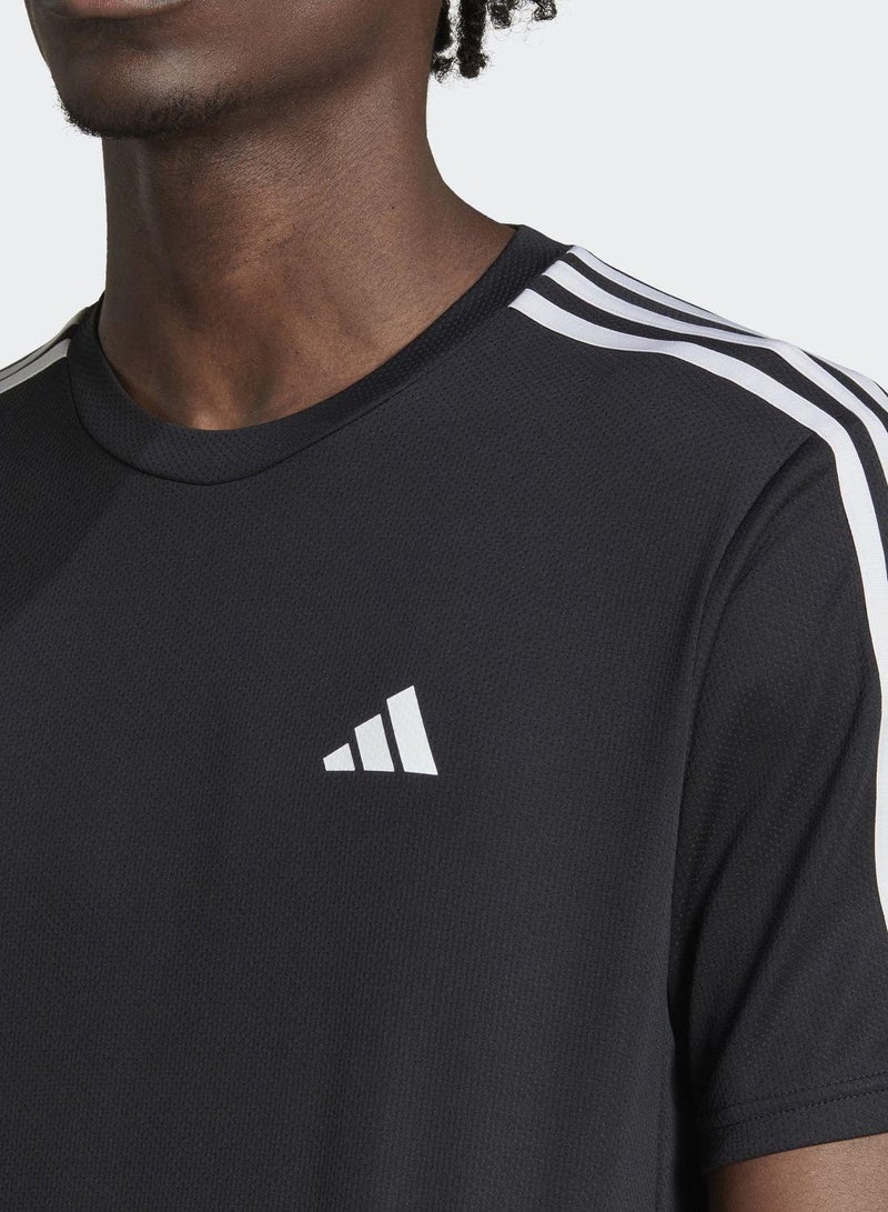 Adidas train essentials base 3-stripes training men t-shirt - Image 3