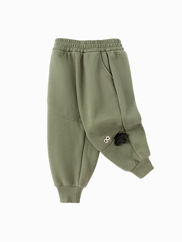 بالابالا بنطلون رياضي بتطريز للأولاد - Image 1