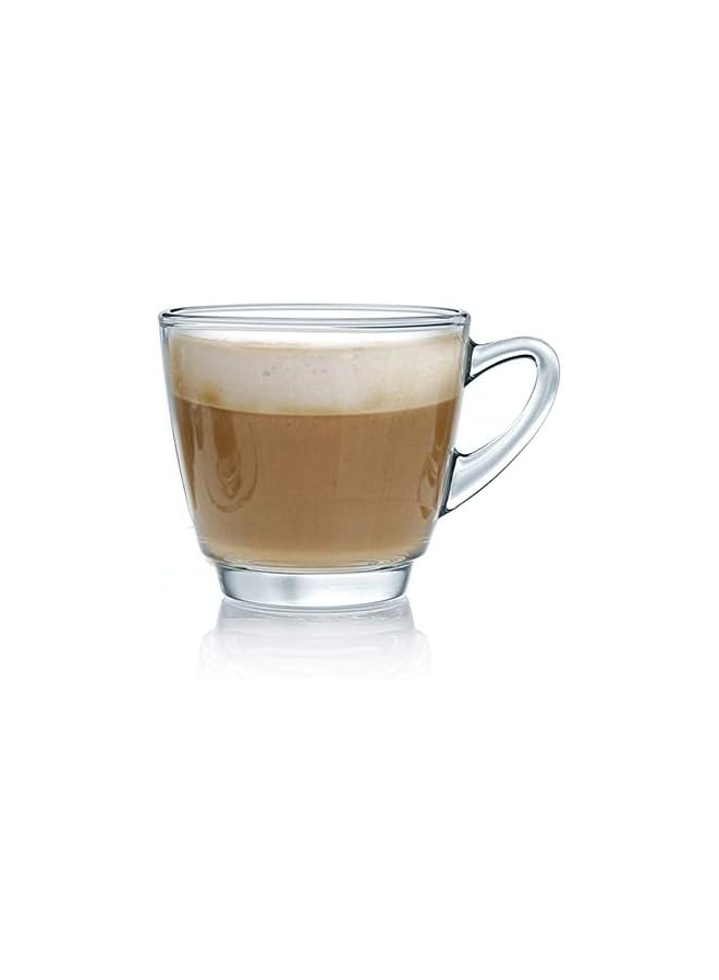 S-TOP Kenya Cup, Set Of 6, Clear, 245 Ml, P01641, Espresso Cup, Tea & Coffee Cup, Cappuccino Cup, Latte Glass - Image 2