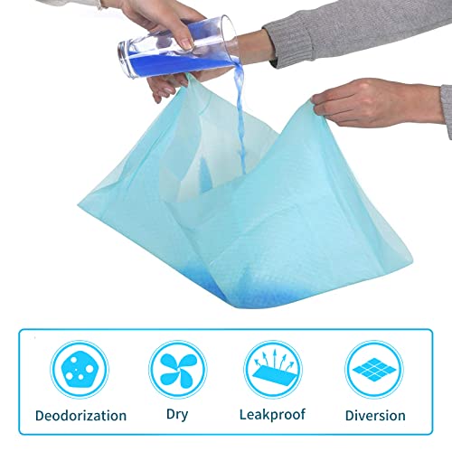 CAILOS 20 Pcs Rabbit Pee Pads, Disposable Super Absorbent Diaper, Pet Toilet/Potty Training Pads for Guinea Pigs, Hedgehog, Hamsters, Chinchillas, Cats, Dogs - Image 4