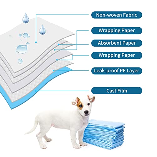 CAILOS 20 Pcs Rabbit Pee Pads, Disposable Super Absorbent Diaper, Pet Toilet/Potty Training Pads for Guinea Pigs, Hedgehog, Hamsters, Chinchillas, Cats, Dogs - Image 3