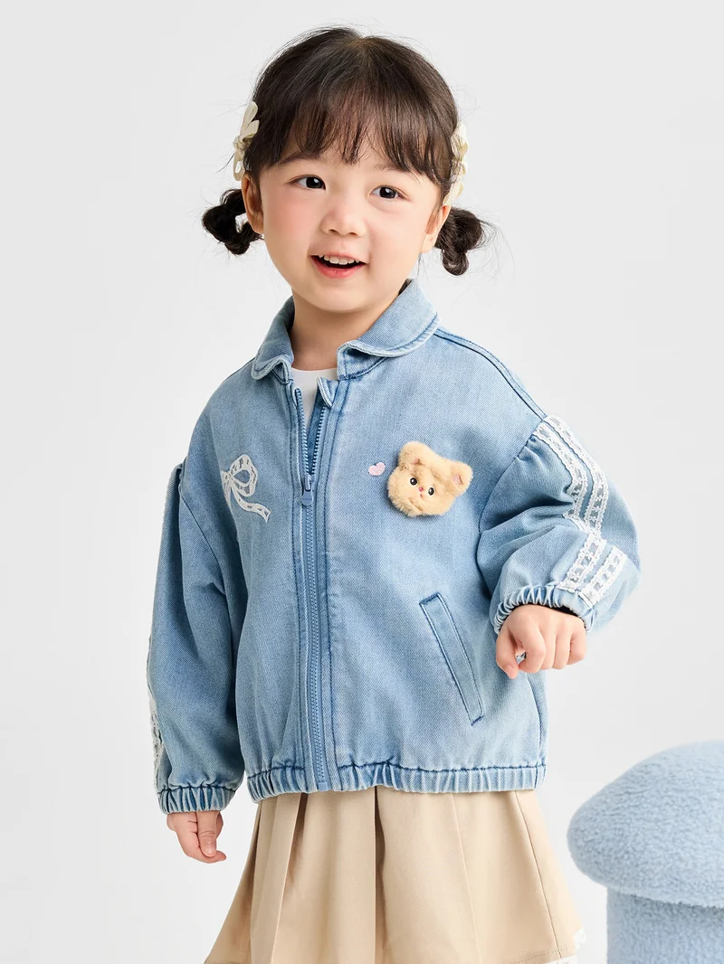 بالابالا جاكيت جينز للبنات الصغار