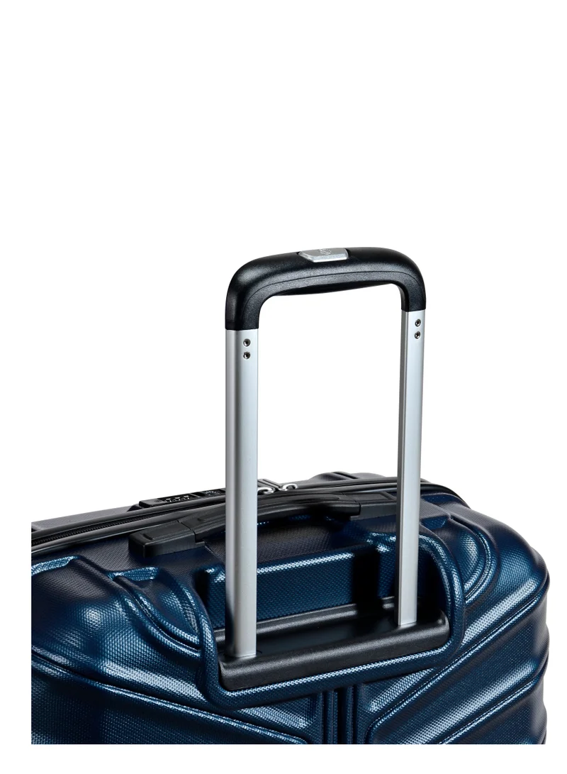 eminent Hard Case Travel Bag Medium Luggage Trolley TPO Lightweight Suitcase 4 Quiet Double Spinner Wheels with TSA Lock KK30 Dark Navy