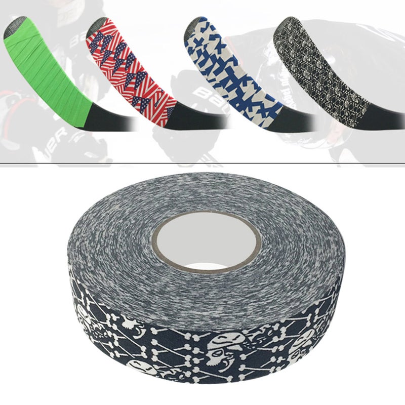 2.5cmx25m Hockey Protective Tape Sport Badminton Pole Pads Hockey Stick Tapes Human Skeleton - Image 5