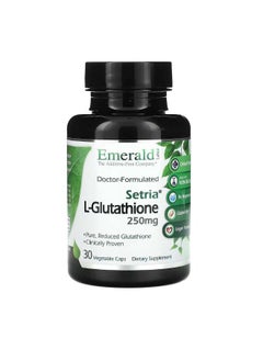 Emerald Laboratories Emerald Laboratories, Setria L-Glutathione, 250 mg, 30 Vegetable Caps By Emerald Laboratories  - Image 1