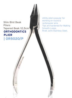 Crosstex Dental Instruments Orthodontics Slim Bird Beak Plier Tapered Beak 12,5cm 