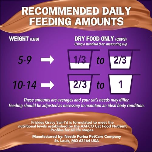Friskies Purina Friskies Dry Cat Food Gravy Swirl'd With Flavors of Chicken, Salmon and Gravy - 22 lb. Bag - Image 5