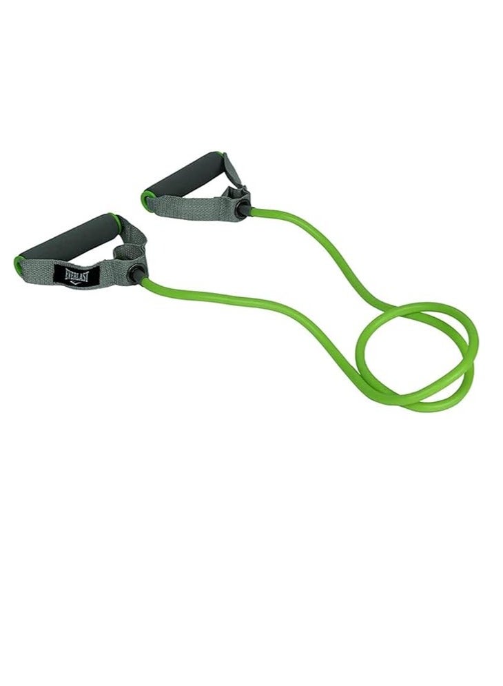 EVERLAST everlast. Light Resistance Level Toning Tube of 10LB with Foam Handles | Green | Material : Natural Rubber | For Exercise & Stretching | Home & Gym Resistance Band for Men & Women - Image 1