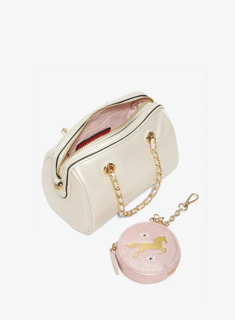 ALDO  MIKYLA Textured Barrel Bag with Pouch for Women | Best Price UAE