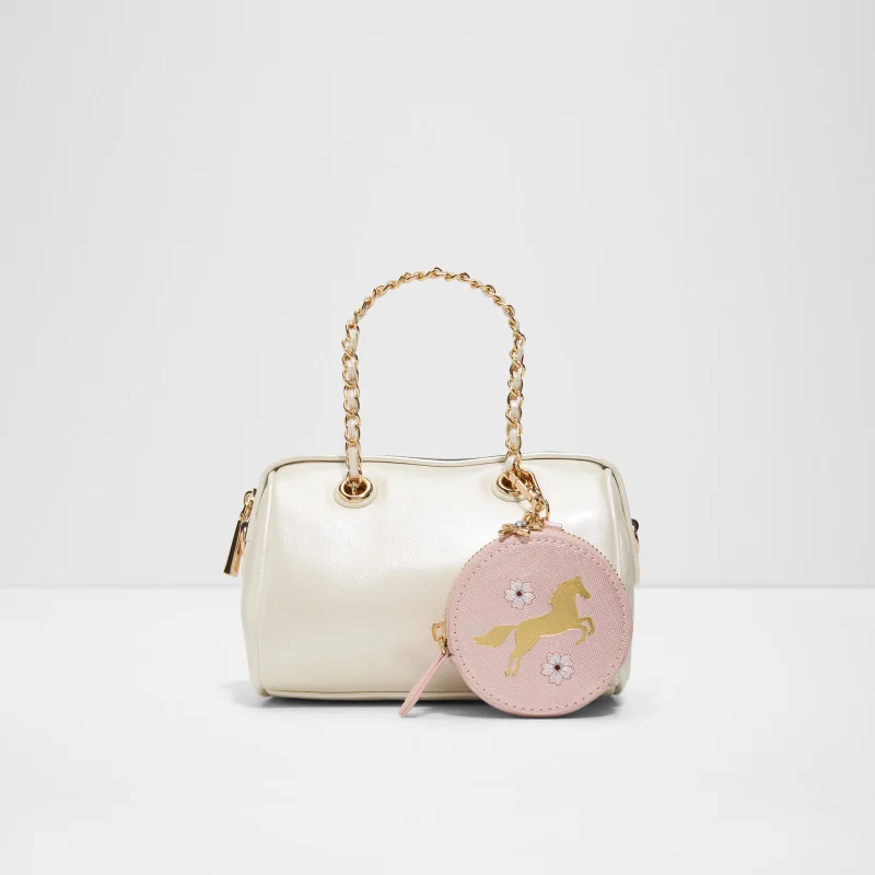 ALDO MIKYLA Textured Barrel Bag with Pouch
