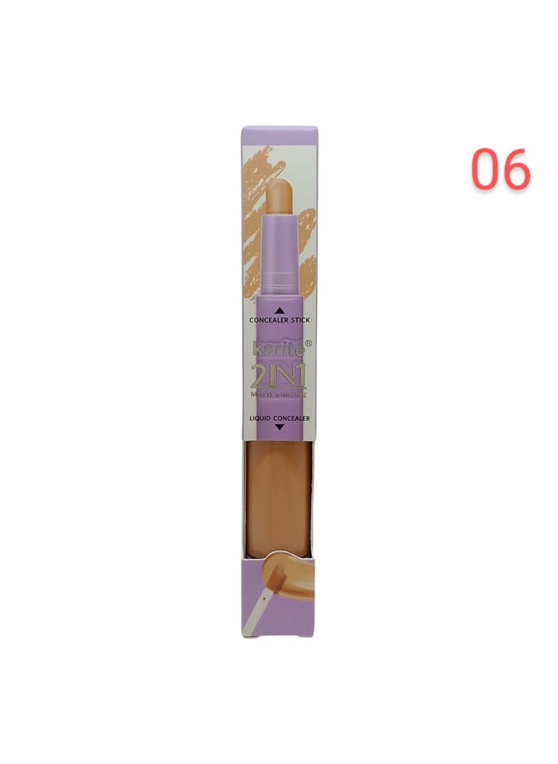 KARITE - 2 in 1 concealer stick & concealer liquid 06 - Image 1