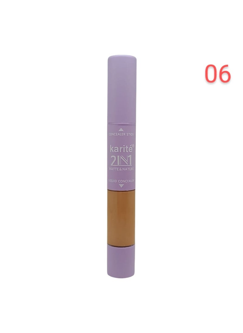 KARITE - 2 in 1 concealer stick & concealer liquid 06 - Image 1