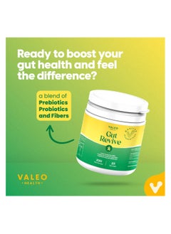 Valeo Gut Revive | Gut Cleanse for Women & Men | Prebiotics, Probiotics & Fiber for Digestive Health - 280g Powder - pzsku/Z595A10D78A20721102FFZ/45/_/1736590699/7daf4f2d-3c13-427a-8838-467db4a554ad