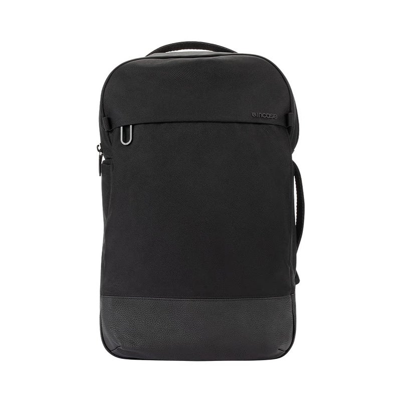 Incase Twill Leather Backpack Durable Recycled Twill Travel Backpack for 16inch Laptop Compact CarryOn 18 x 13 x 5 in 175L Black - Image 2