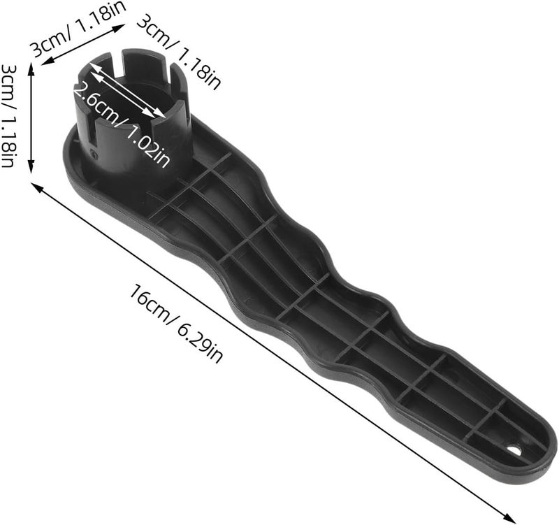 KICHOUSE Paddle Board Valve Wrench and Plastic Valves Spanner for Sup and Kayak Portable Paddleboard Accessories for Water Sports - Image 1
