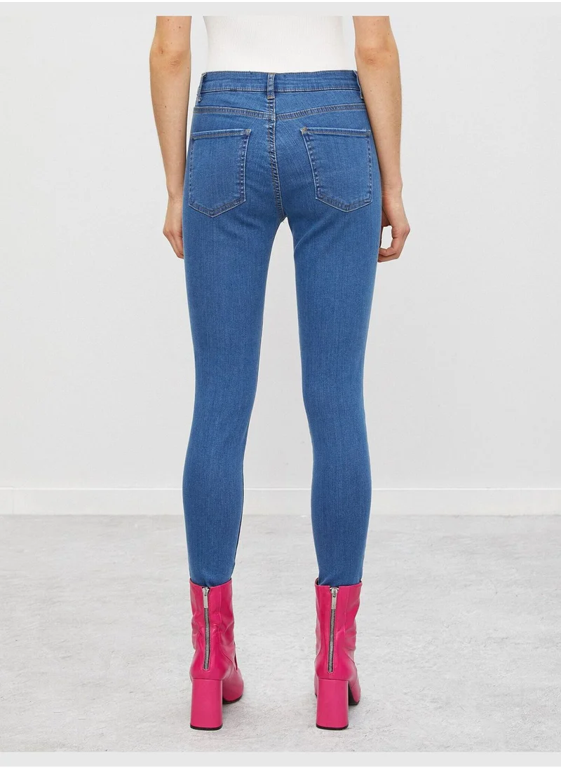 KOTON High Waist Skinny Carmen Jeans