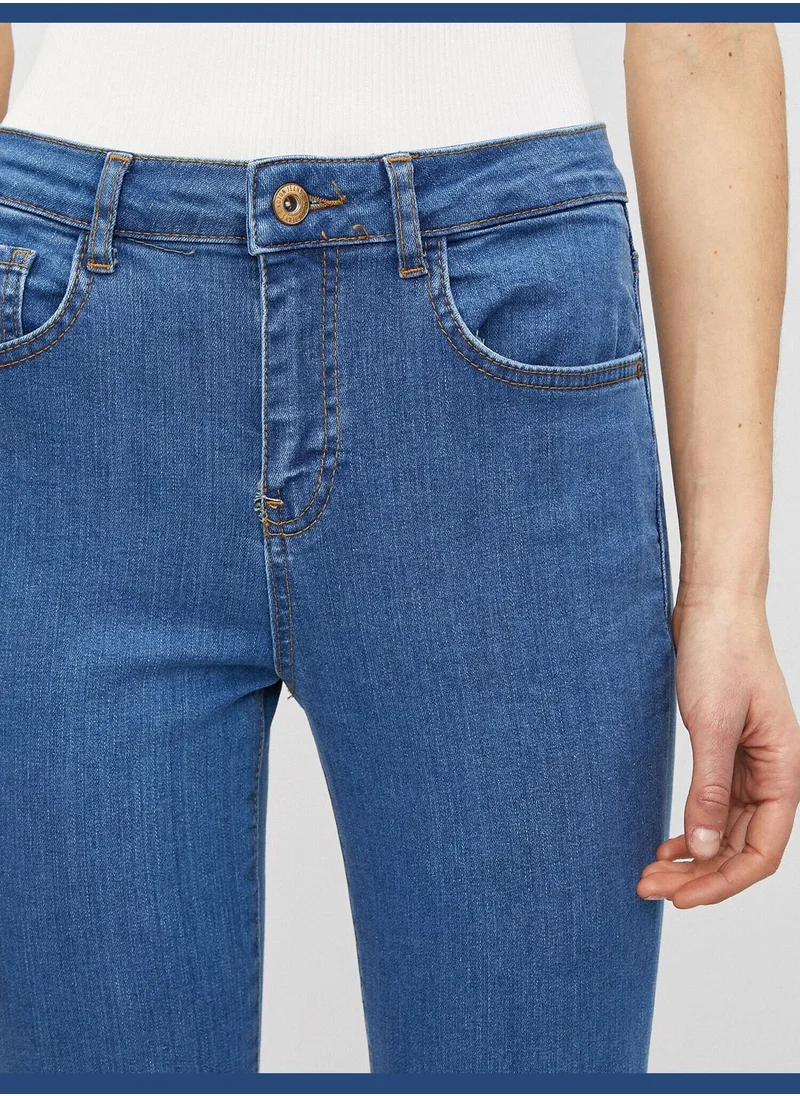 كوتون High Waist Skinny Carmen Jeans