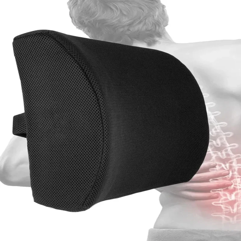 Ozclife Orthopedic Chair Seat Office Car Auto Vehicle Lumbar Support Pillow Back Support Cushion