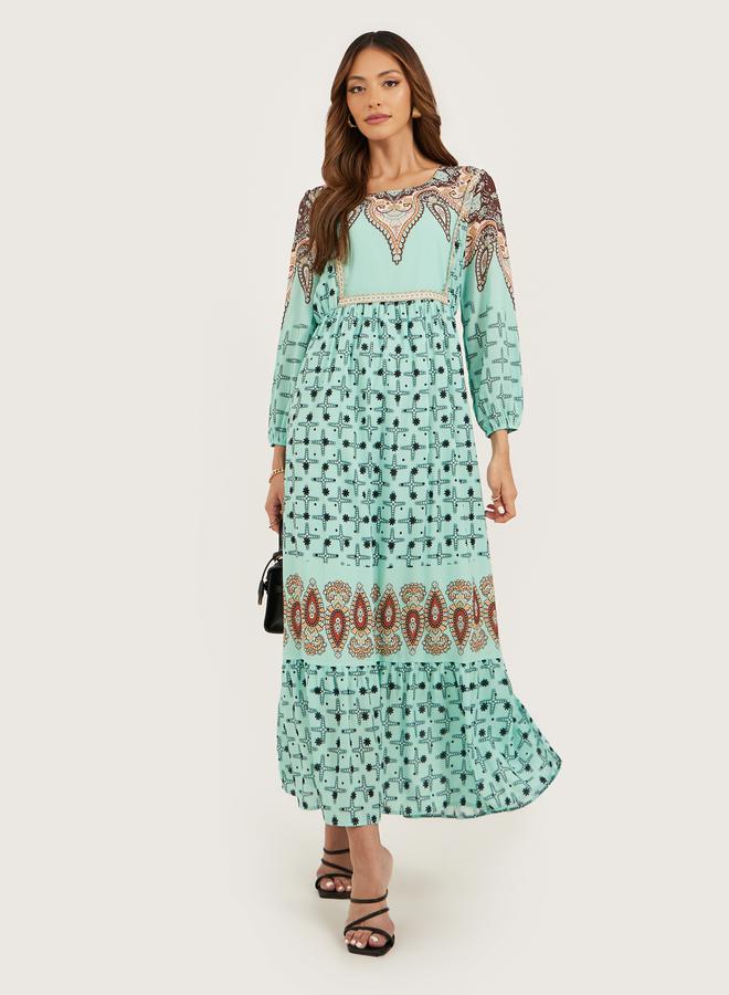 Styli Printed Tiered Dress  - Image 1