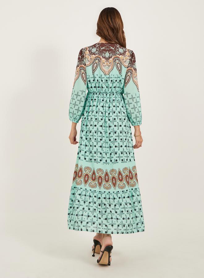 Styli Printed Tiered Dress  - Image 5
