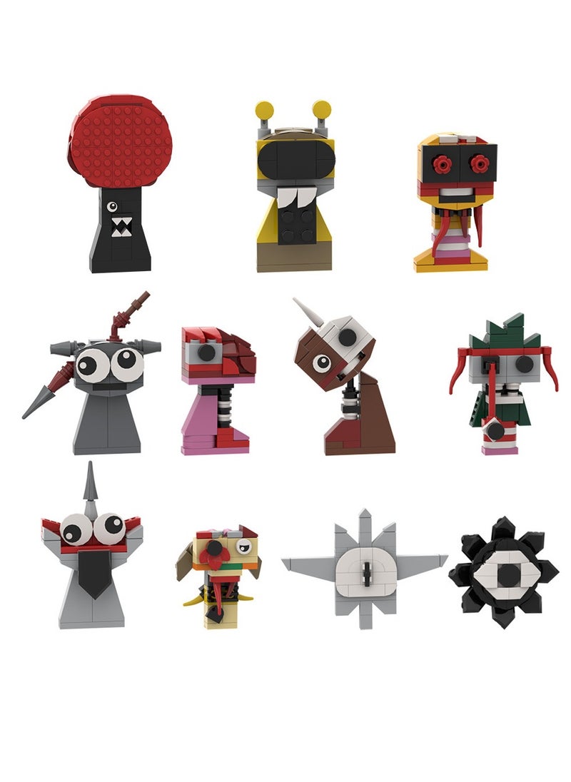 General - Rhythm box game Incredibox Sprunki elf creative building blocks small particles puzzle assembly building blocks (code: A1660Y05, number of particles: 485, 0.2327kg) - Image 1