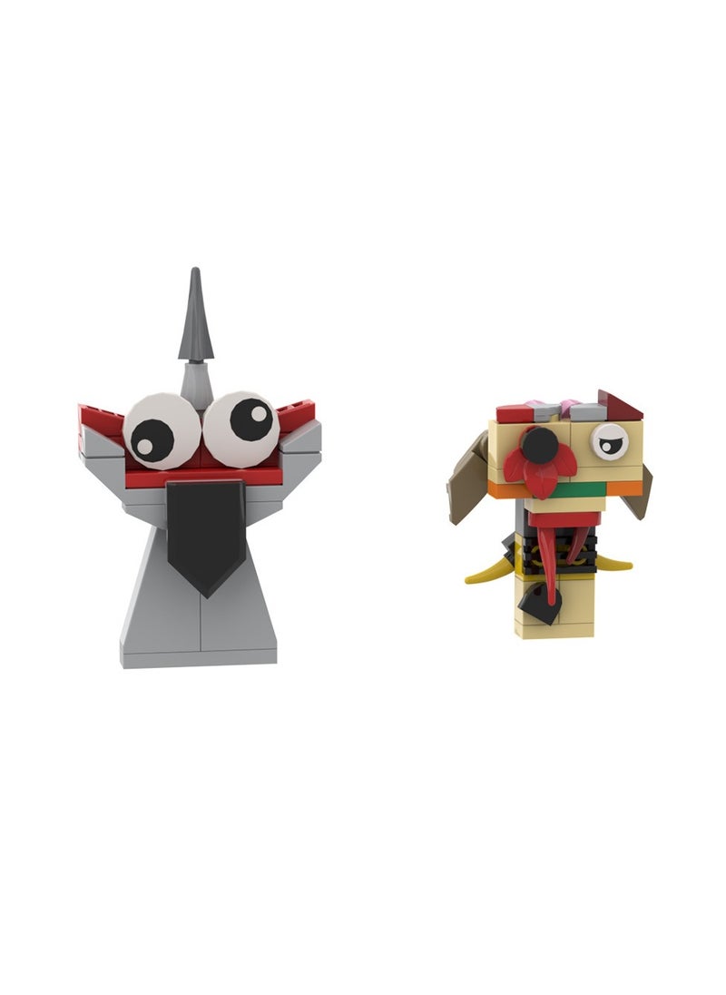 General - Rhythm box game Incredibox Sprunki elf creative building blocks small particles puzzle assembly building blocks (code: A1660Y05, number of particles: 485, 0.2327kg) - Image 1