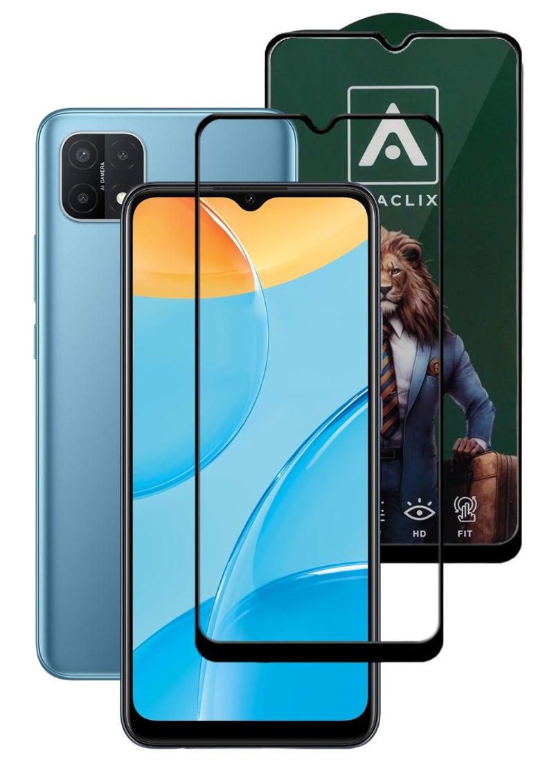 ACLIX Antistatic ESD Dustproof Premium Quality High Definition Tempered Glass Screen Protector Designed For Oppo A15 - Image 1