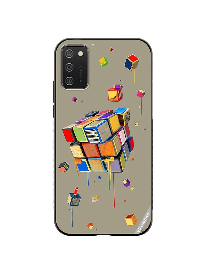 VR CREATIVE Protective Case Cover For Samsung Galaxy A03s Multicolur Design Multicolour - Image 1