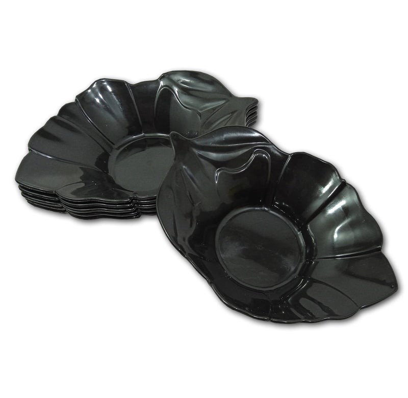 BHOJANWARE Fiber Designer shape platter snack pack of 6 dinner plates set kitchen utensils - Image 3