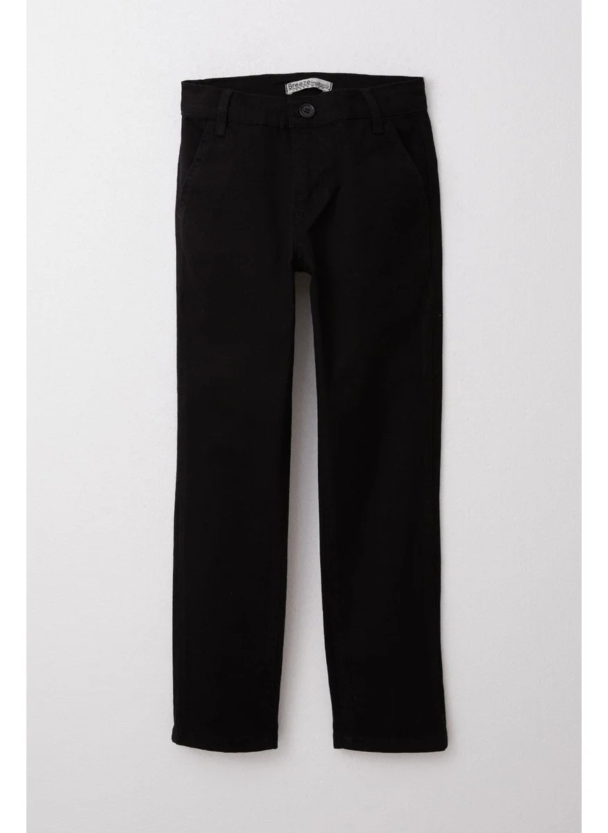 Breeze Boy Child Pants Gabardine Basic 8-14 Years, Black