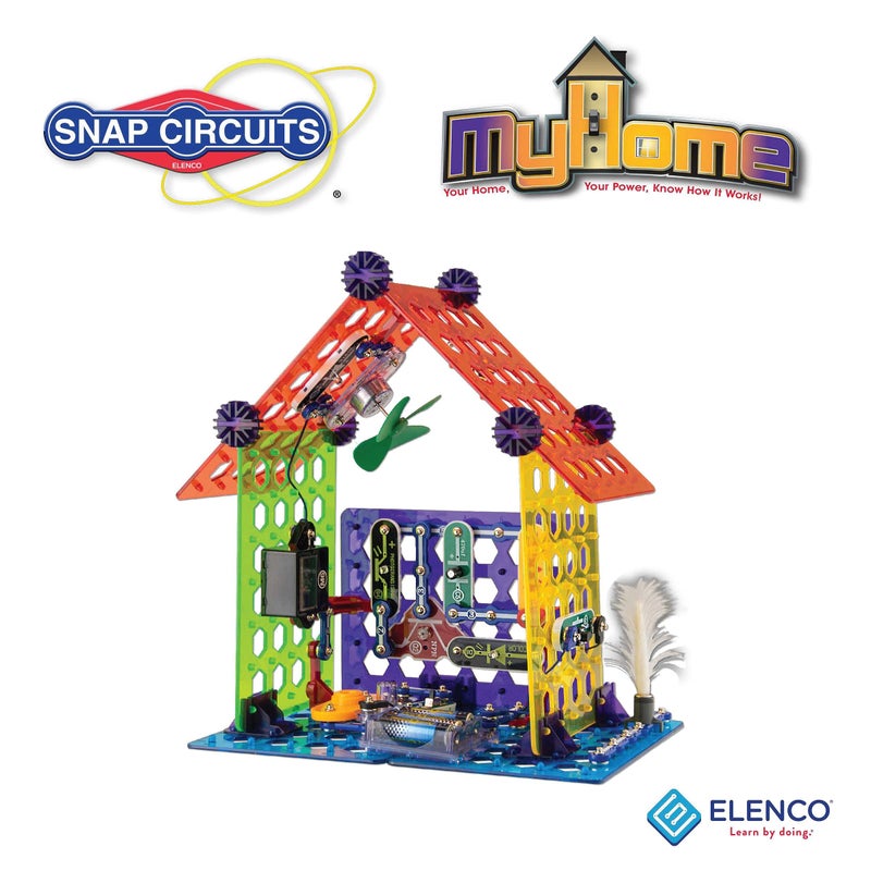 Snap Circuits Elenco My Home Electronics Building Kit for Kids Ages 8 and Up - Image 4