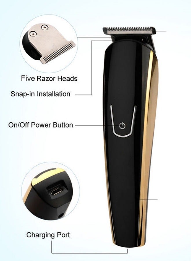Generic Men's Grooming Set Hair Clipper, Low Noise Replaceable Heads LED Display Hair Clipper, 8-in-1 Electric Hair Trimmer  - Image 5
