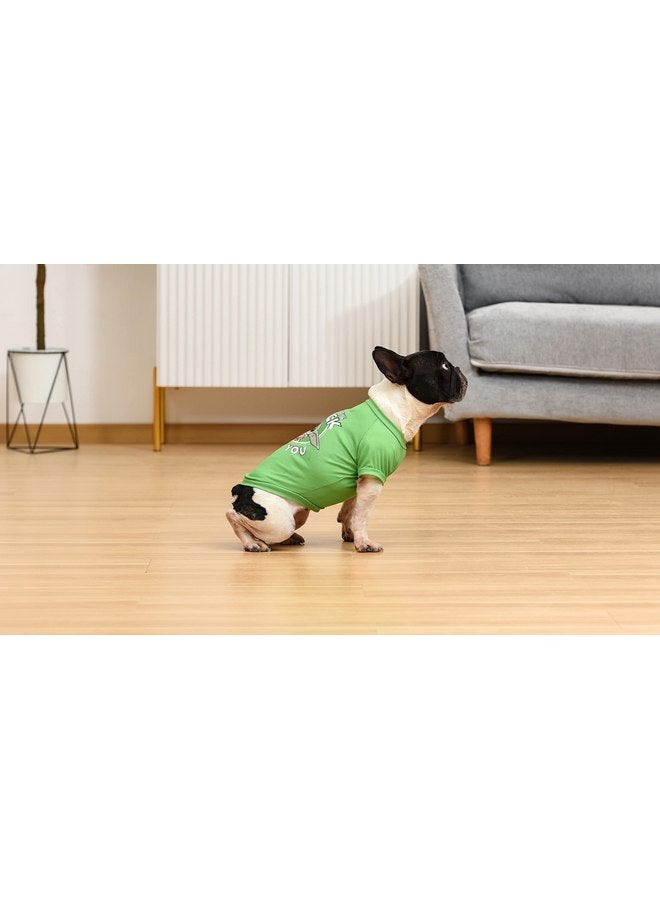 Star Wars for Pets Grogu May The Luck Be with You Dog Tee for St. Patrick’s Day | Size Large | Star Wars Dog Clothing and Apparel, Cute Dog Clothes, Green (FF20332) - Image 4
