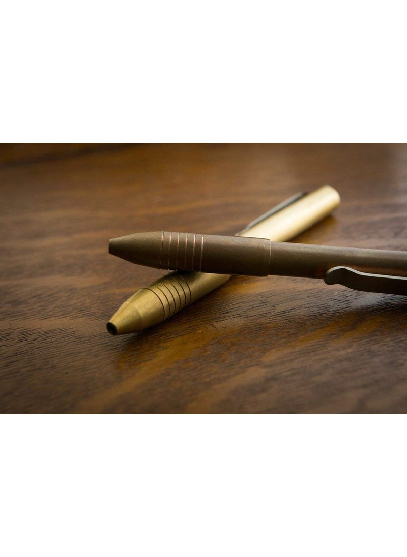 BIG IDEA DESIGN BIG IDEA DESIGN Brass Pocket Pro Pen (Yellow Tone)  - Image 3