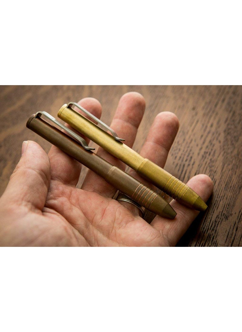 BIG IDEA DESIGN BIG IDEA DESIGN Brass Pocket Pro Pen (Yellow Tone)  - Image 2