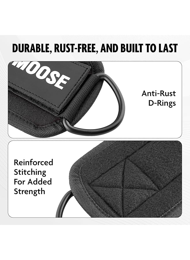Dmoose Ankle Strap For Cable Machine - One Size Fit With Premium Padding, Glute Kickback Ankle Strap, Ankle Cable Straps For Workout, Booty Workout, Leg Extension, Hip Abductors & Lower Body Exercises - Image 5