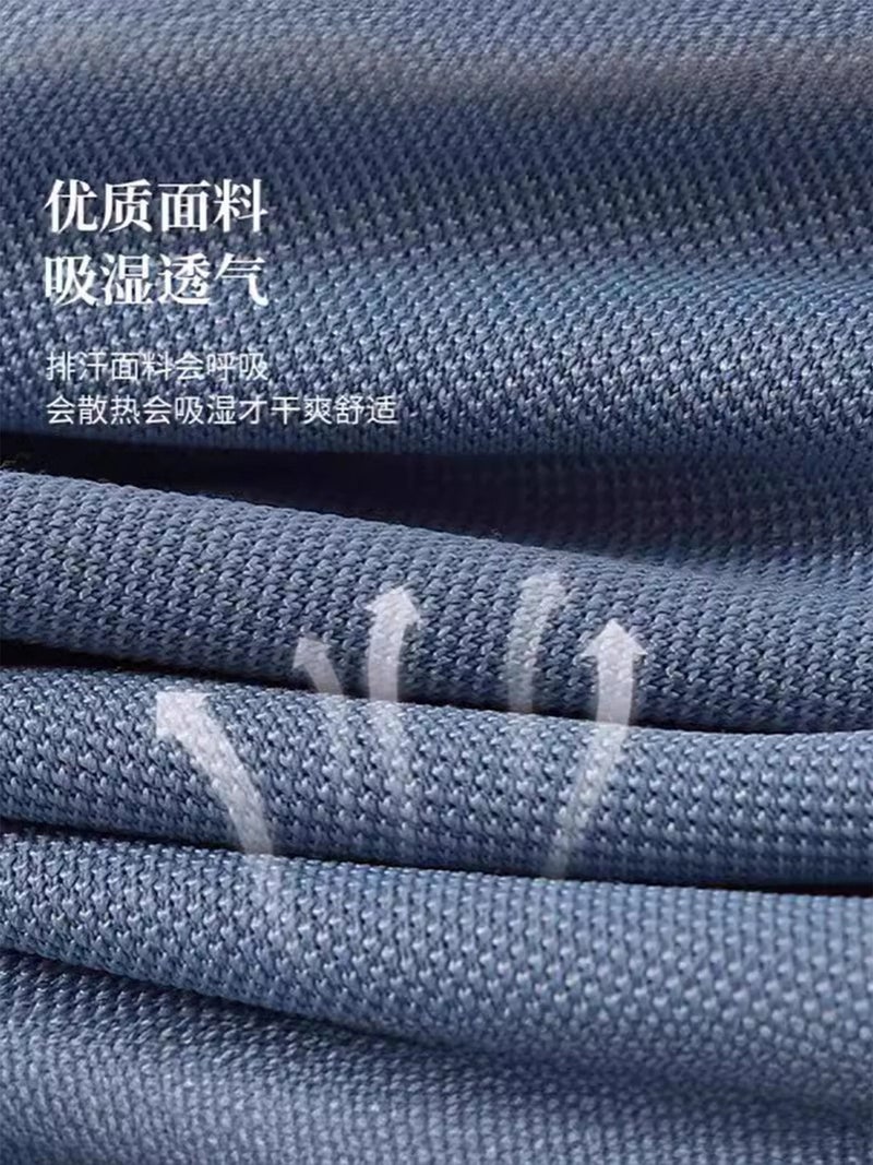 Summer Ice Silk Lapel T-Shirt Factory Uniform Cultural Advertising Shirt With Logo Printed Short-Sleeved Polo Shirt Custom Workwear - Image 4